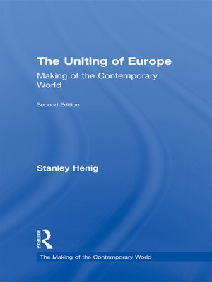 cover image of The Uniting of Europe